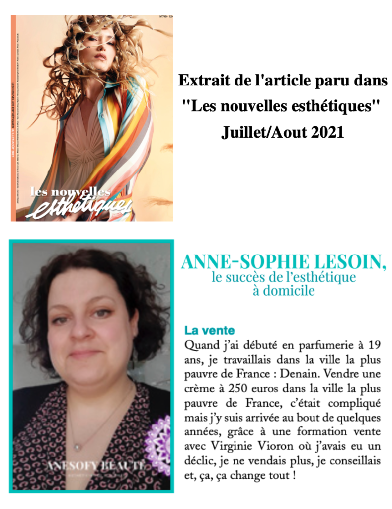 Anne-Sophie LESOIN – Esthéticienne à domicile